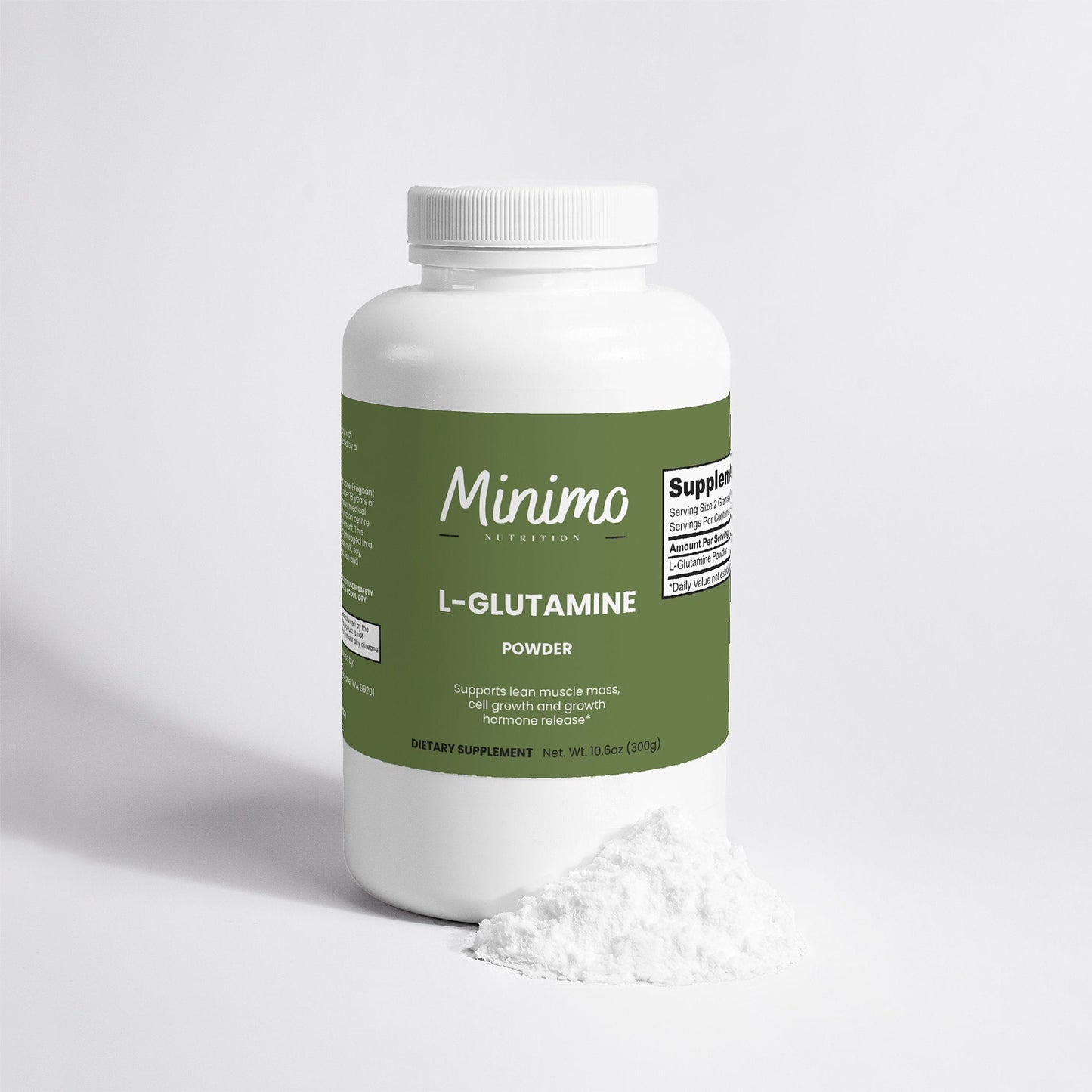 L-Glutamine Powder, 10.6 oz