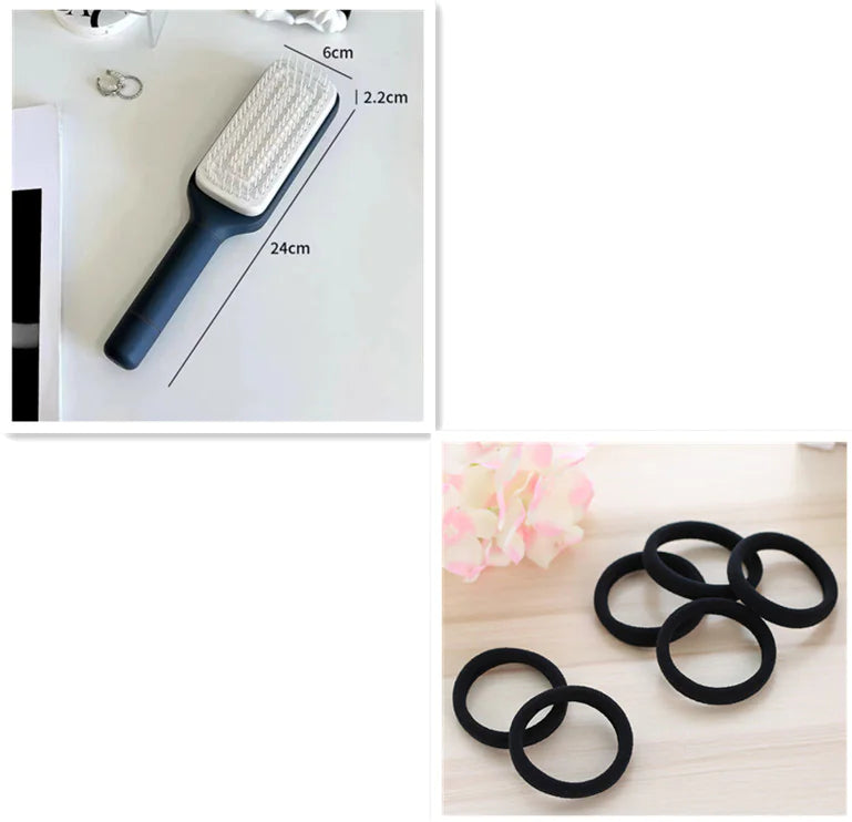 Self Cleaning Hairbrush