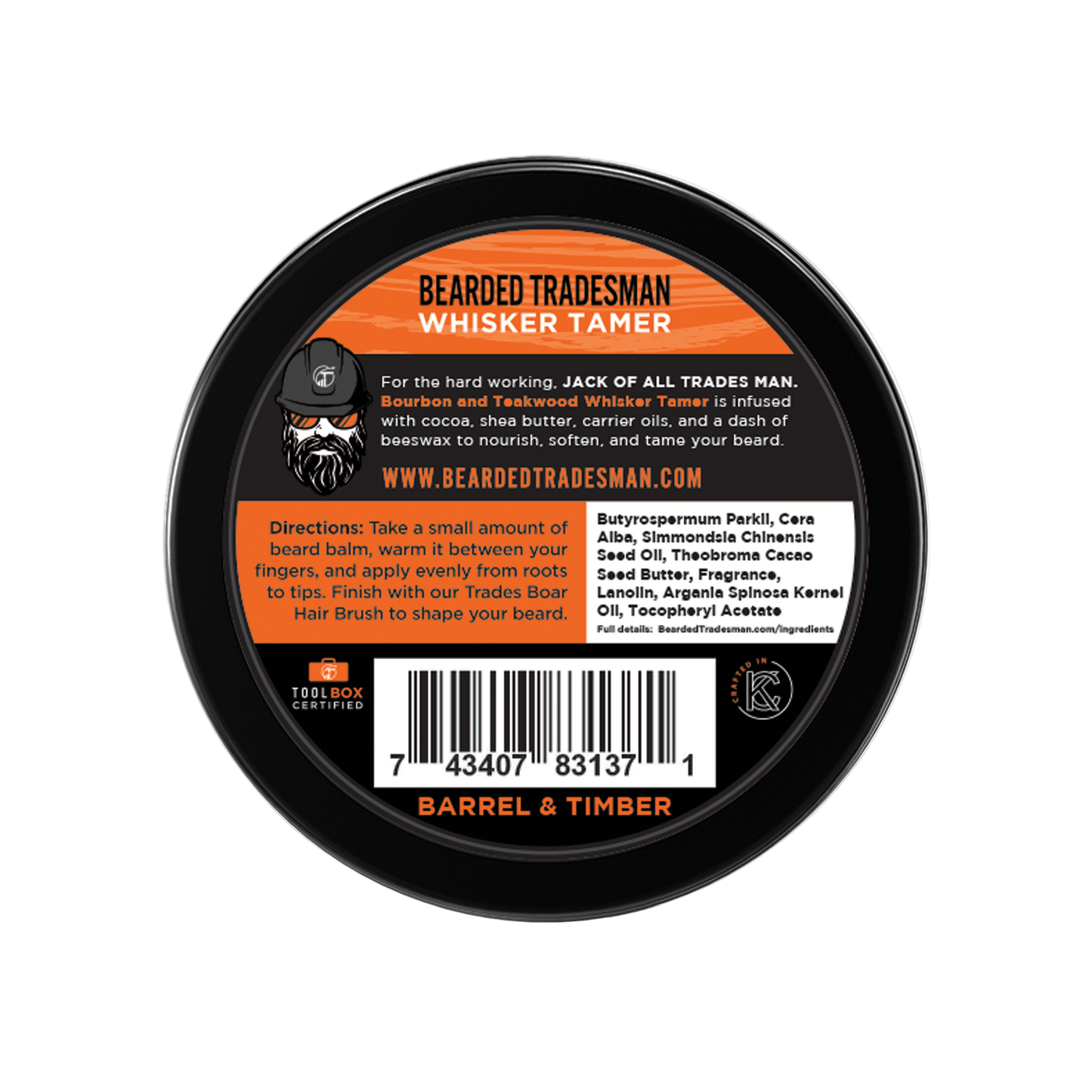 Barrel & Timber – Bourbon & Teakwood  - Whisker Tamer