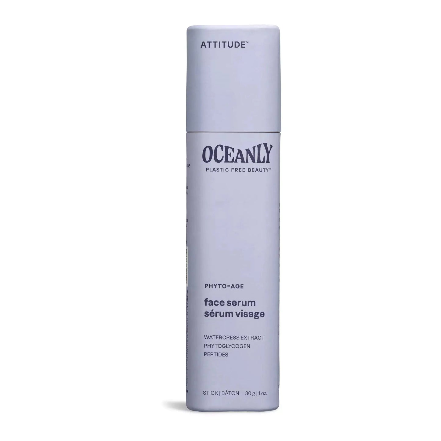 ATTITUDE Oceanly Face Serum Stick EWG Verified Plastic-free Plant and Mineral-Based Ingredients Vegan and Cruelty-free Beauty Products PHYTO AGE Unscented 1 Ounce